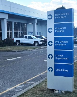 Direction signage
